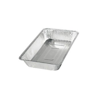 50 Stk. Aluschalen 1/1 GN rechteckig 80 mm tief 8500 ml